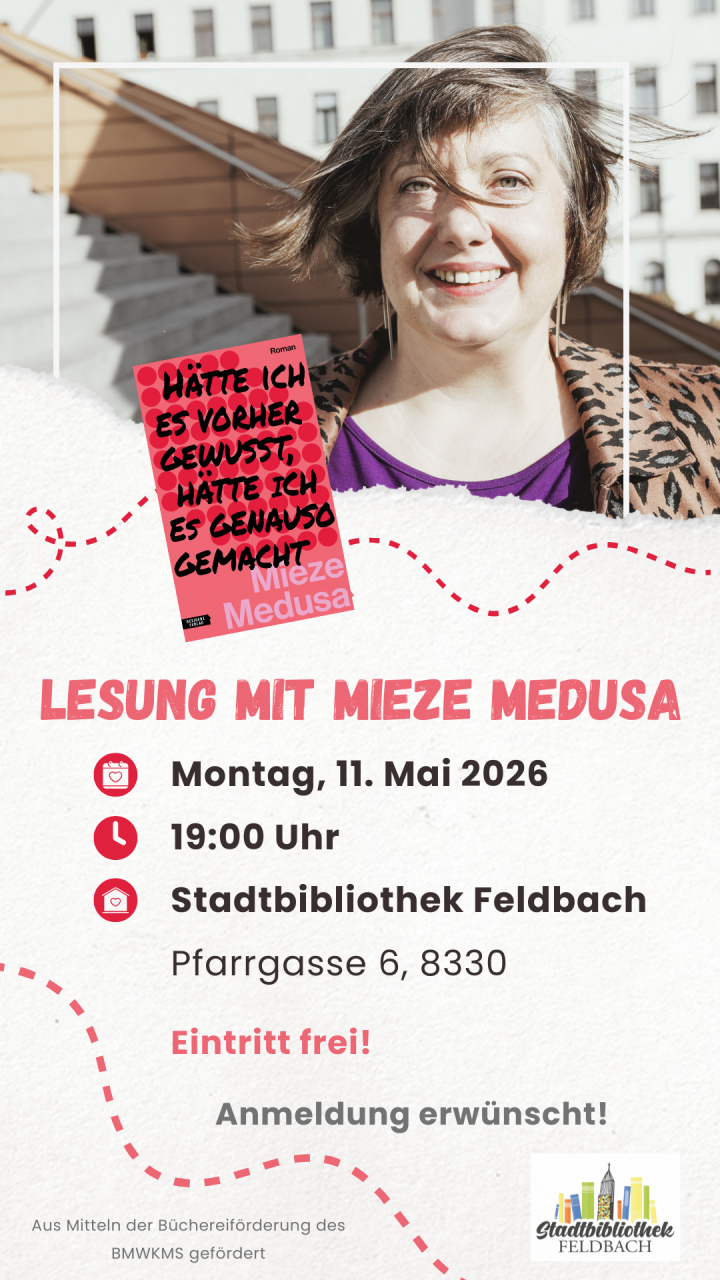 Plakat Lesung Mieze Medusa