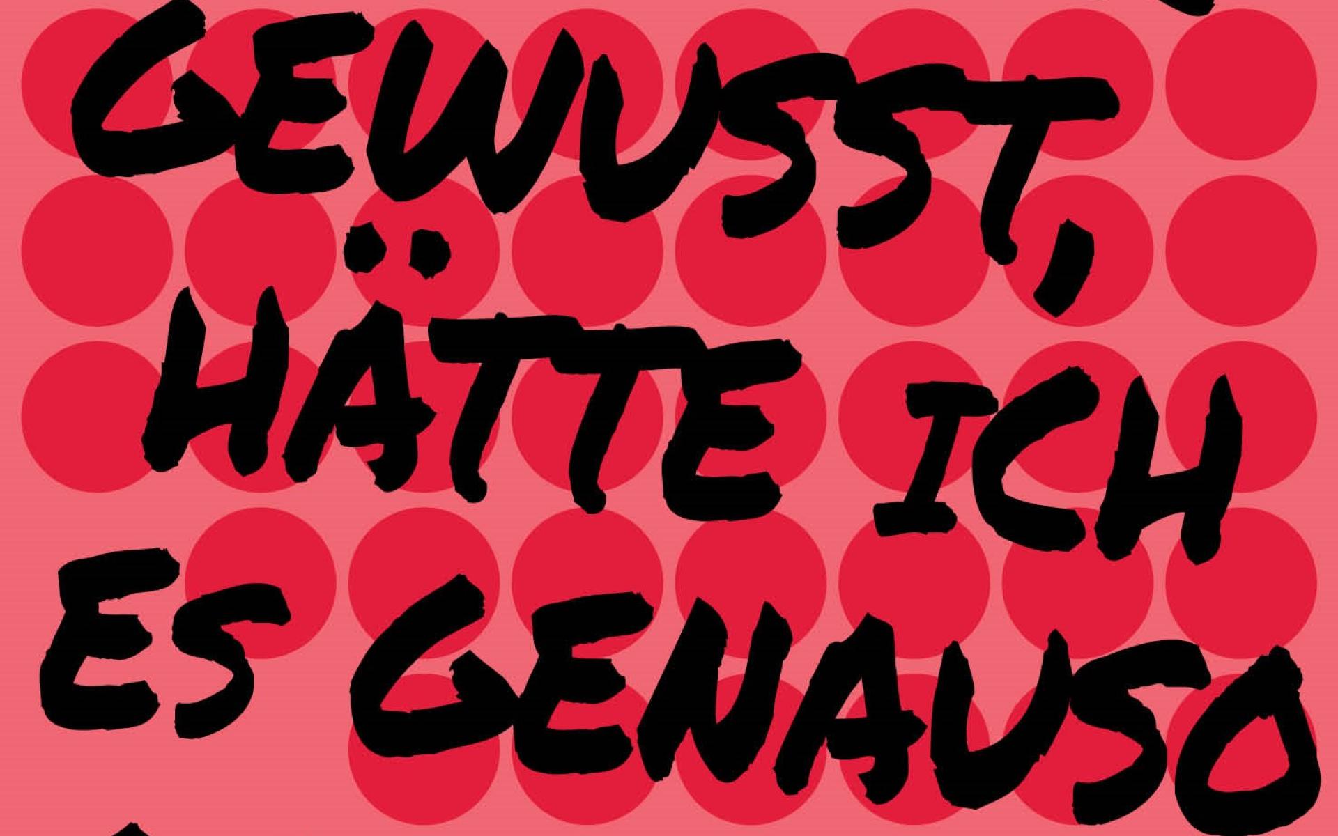 Hätte ich es vorher gewusst