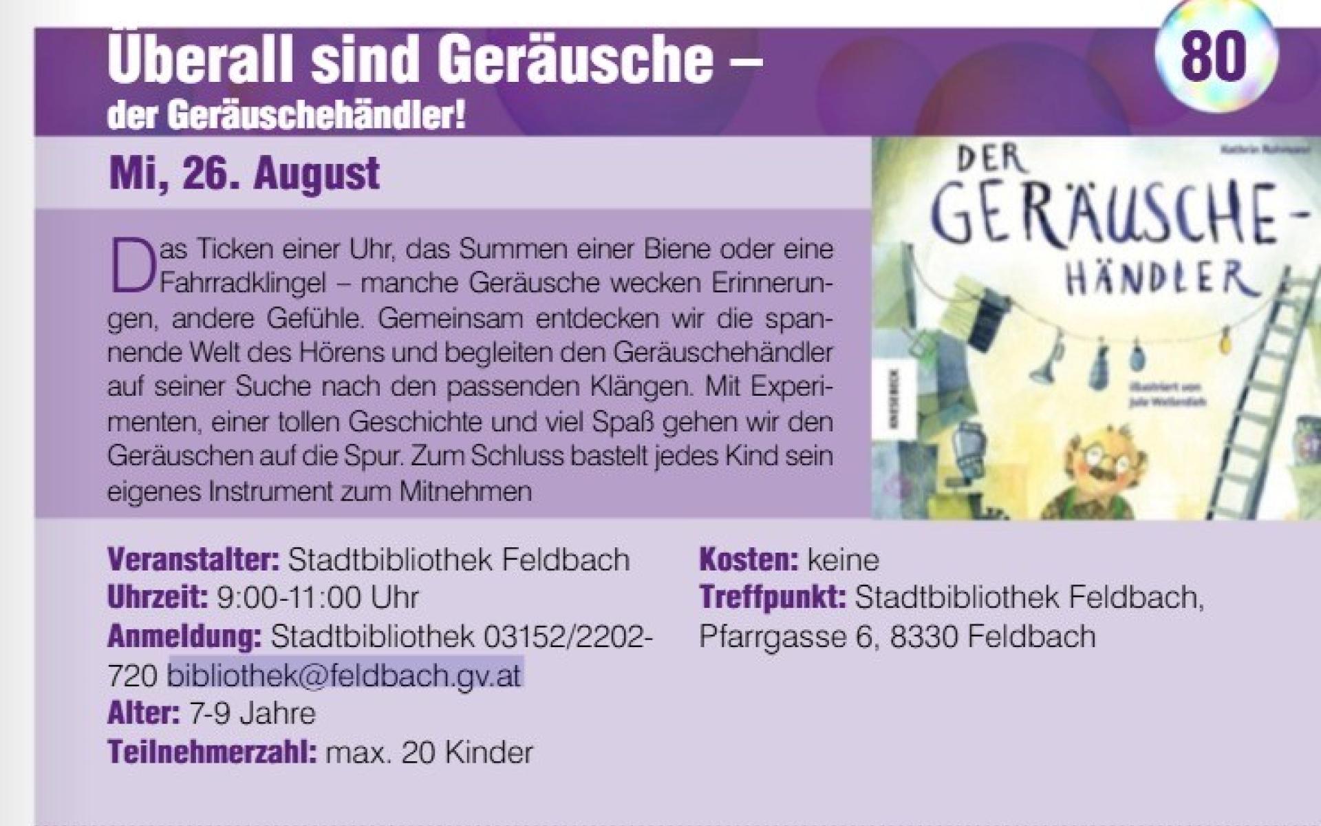 Überall sind Geräusche